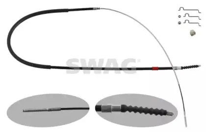 Трос, стояночная тормозная система SWAG купить